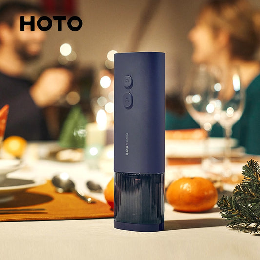 HOTO Electric Wine Bottle Opener Automatic Corkscrew Wine Stopper for Party Bar Wine Lovers Beer Soda Cap Opener Accessories